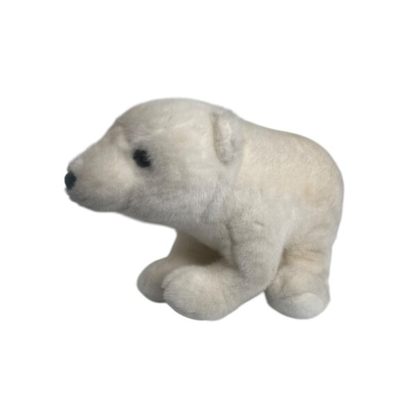 Vintage Applause 1988 Polar Bear Stuffed Animal White Toy Soft Furry 18 in - Picture 1 of 9